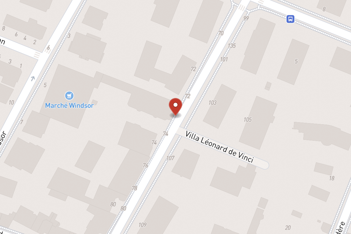 Plan de situation — 72TER Rue de Longchamp