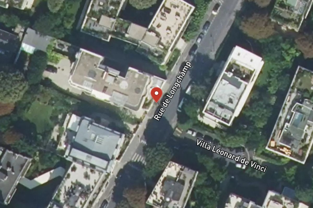 Vue satellite — 72TER Rue de Longchamp