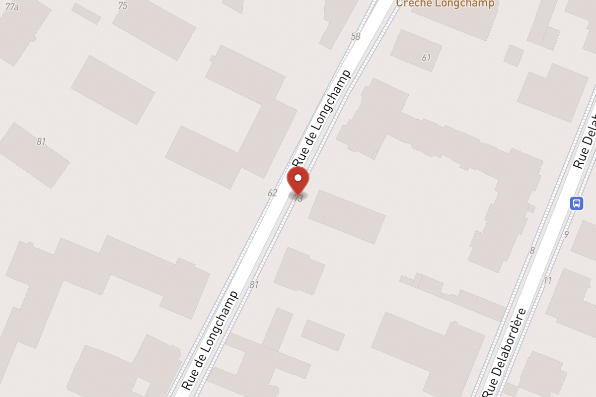 Plan de situation — 73 Rue de Longchamp