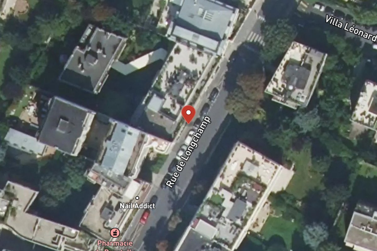 Vue satellite — 78 Rue de Longchamp