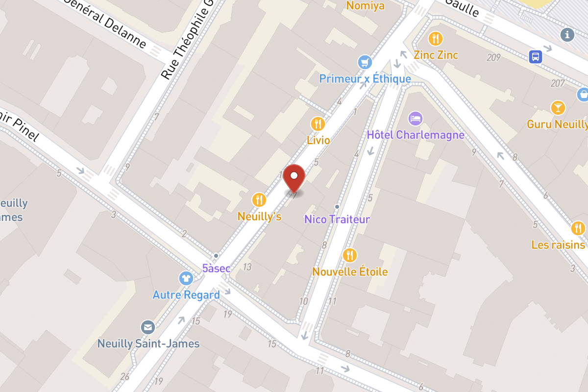 Plan de situation — 7 Rue de Longchamp