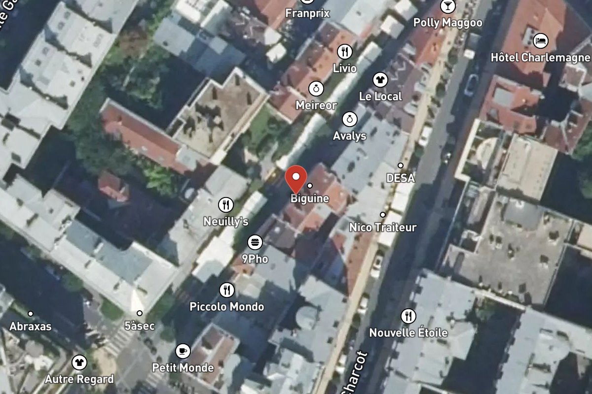 Vue satellite — 7 Rue de Longchamp