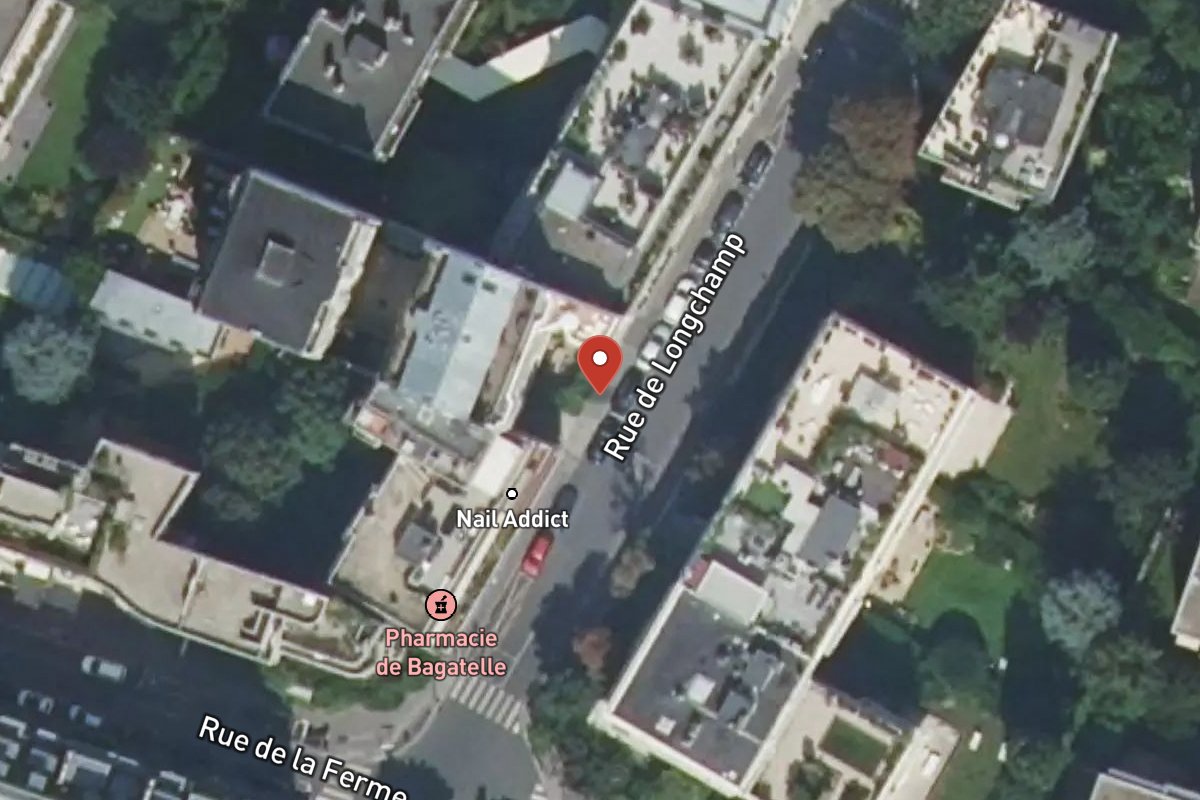 Vue satellite — 80 Rue de Longchamp