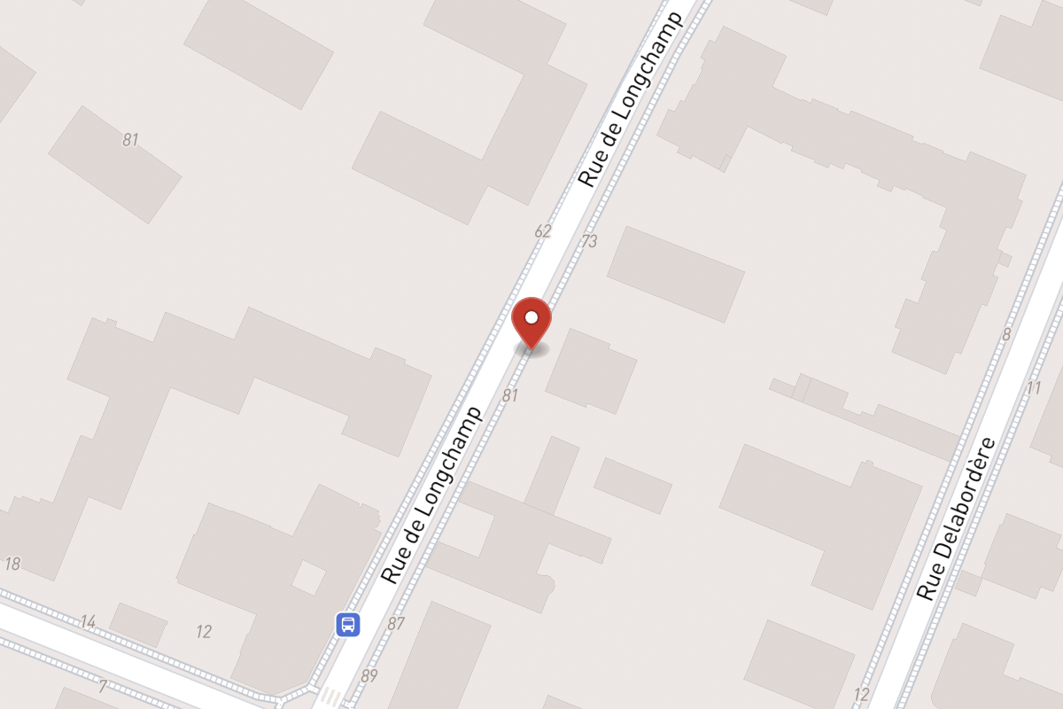 Plan de situation — 81 Rue de Longchamp