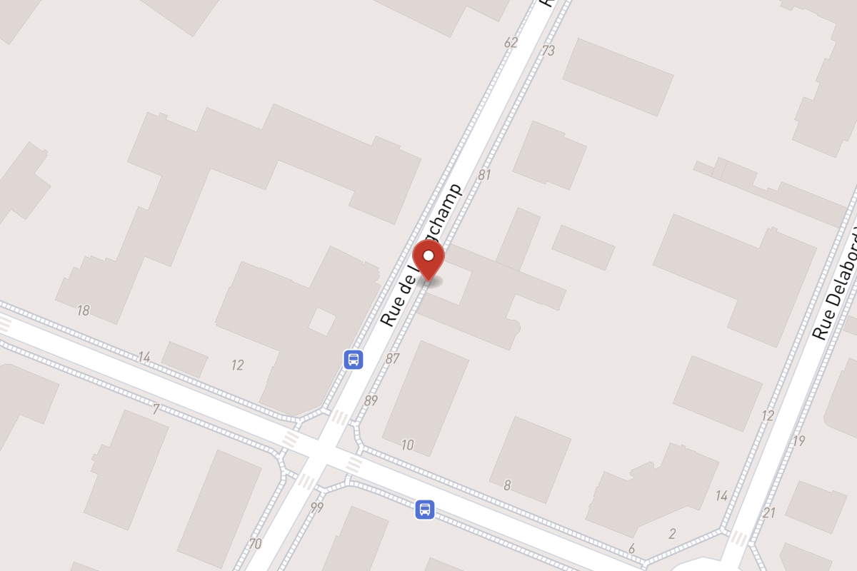 Plan de situation — 83 Rue de Longchamp