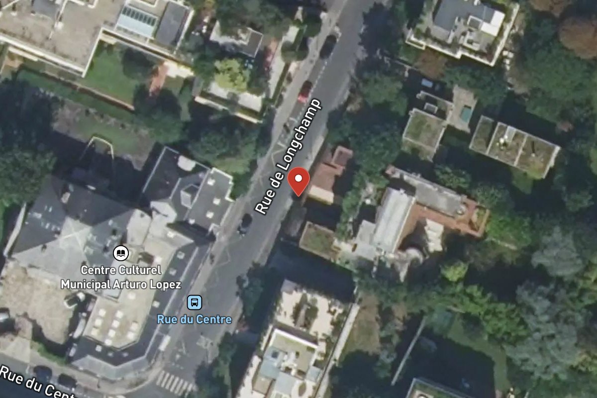 Vue satellite — 83 Rue de Longchamp
