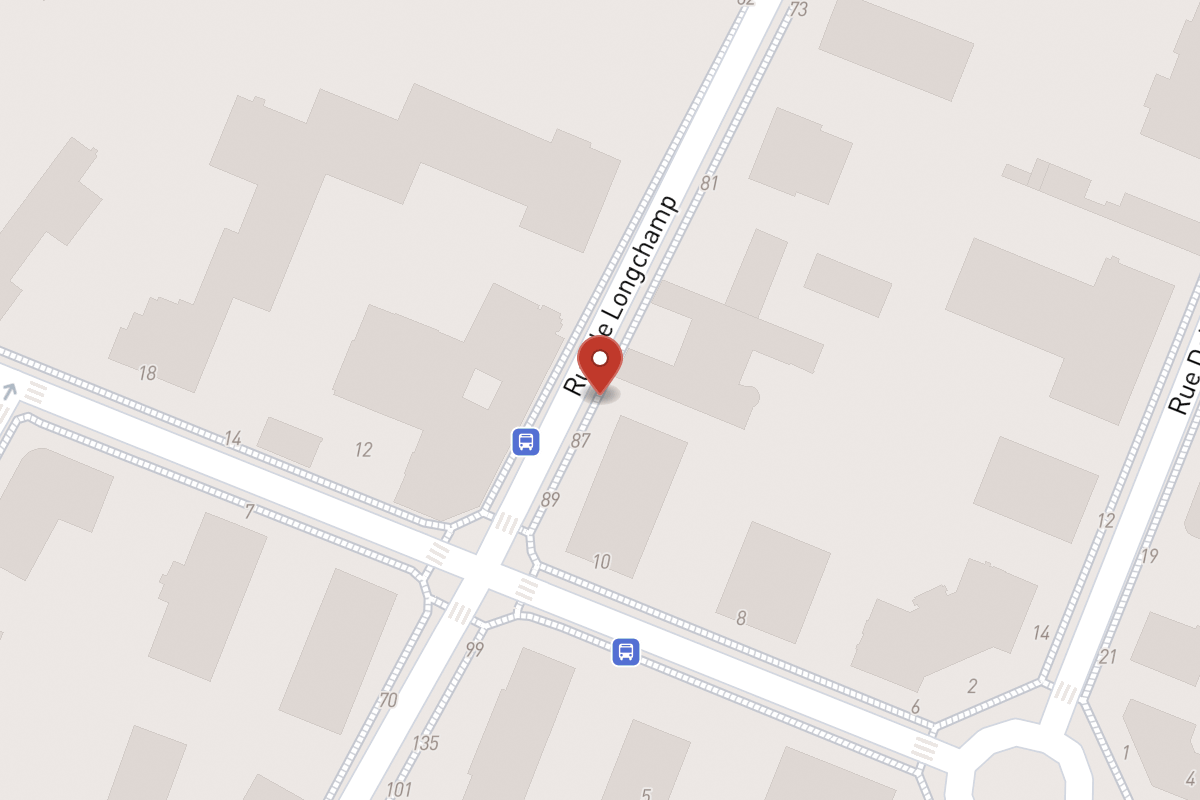 Plan de situation — 85 Rue de Longchamp