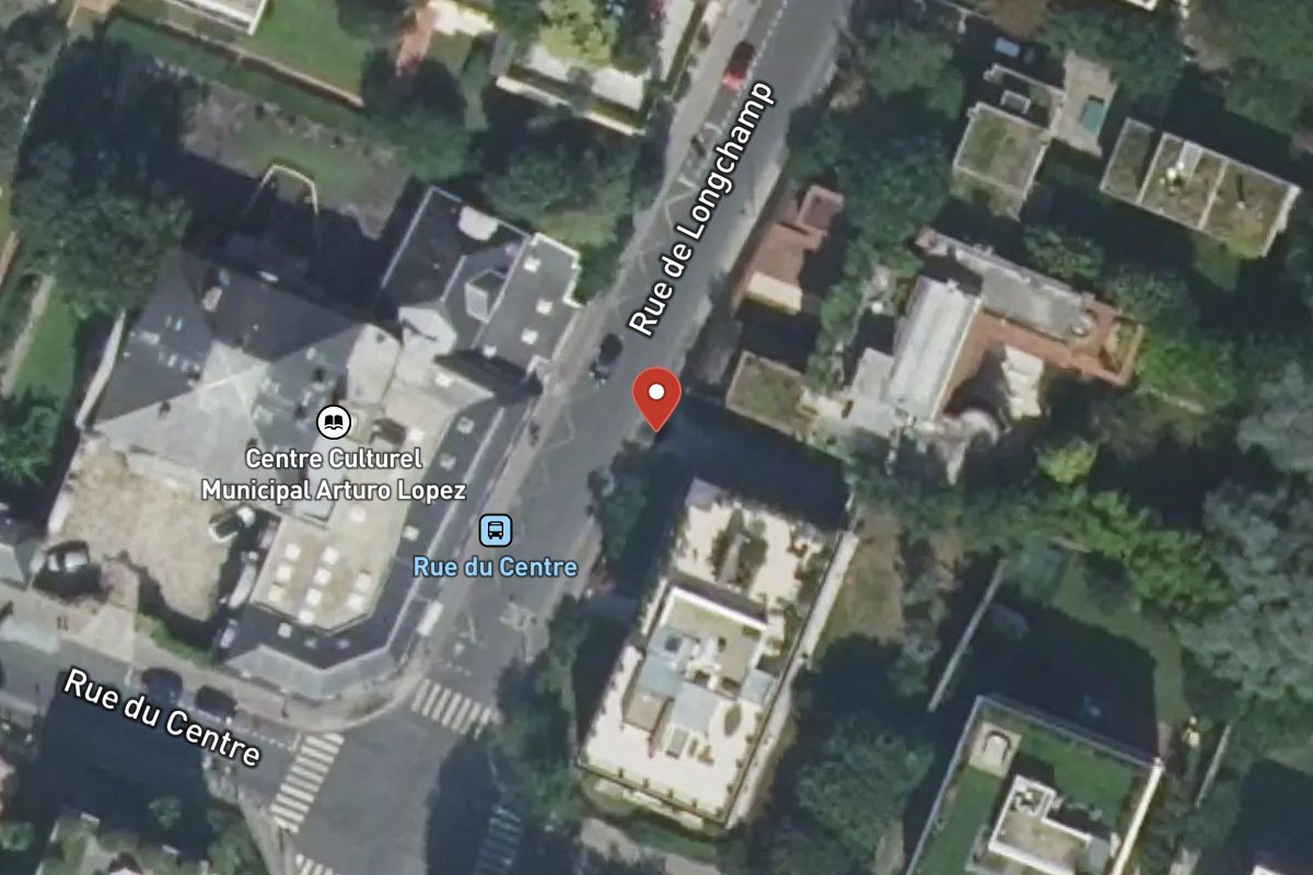 Vue satellite — 85 Rue de Longchamp
