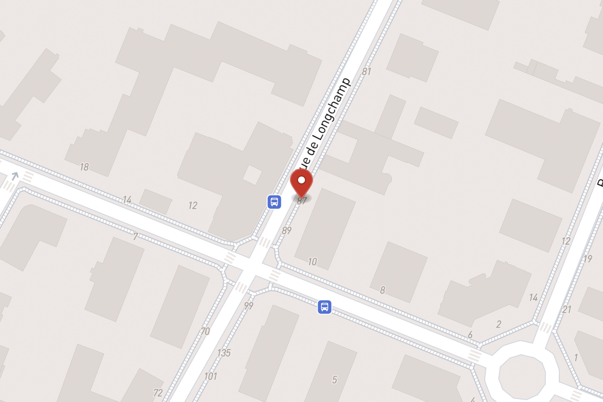 Plan de situation — 87 Rue de Longchamp
