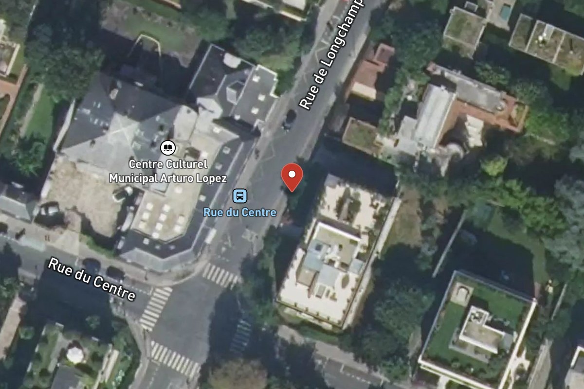 Vue satellite — 87 Rue de Longchamp