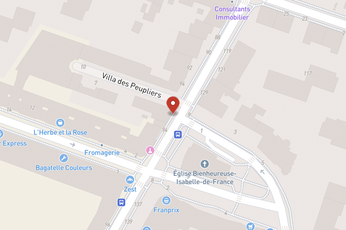 Plan de situation — 94BIS Rue de Longchamp