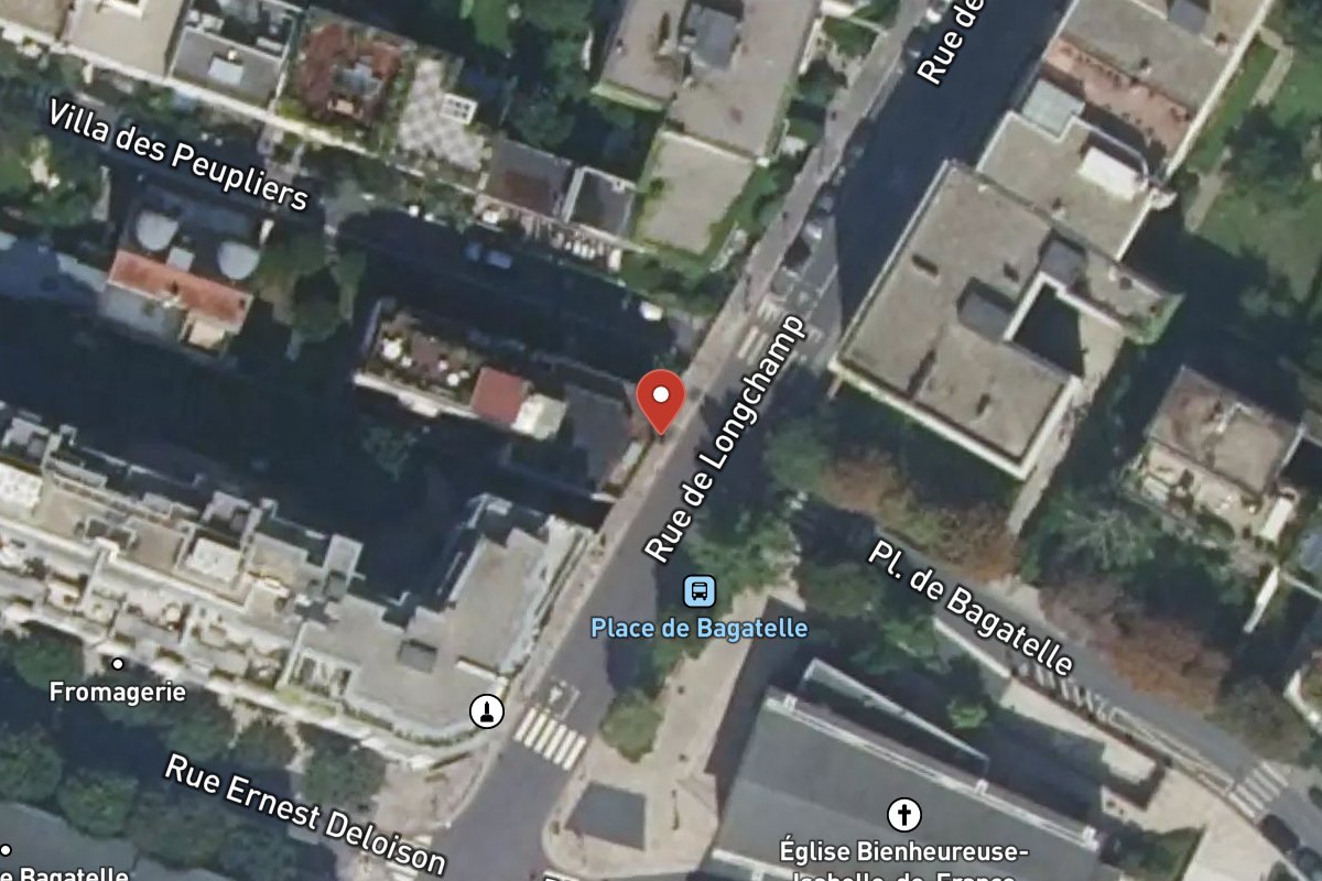Vue satellite — 94BIS Rue de Longchamp