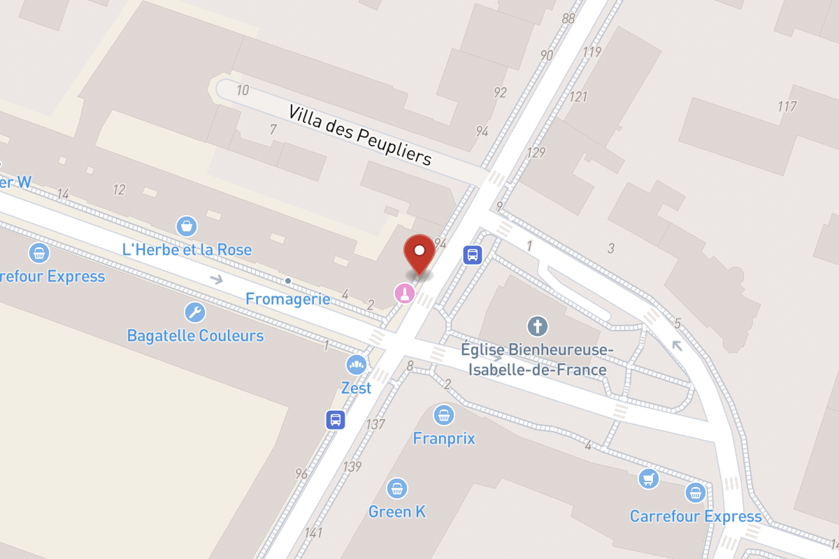 Plan de situation — 94TER Rue de Longchamp