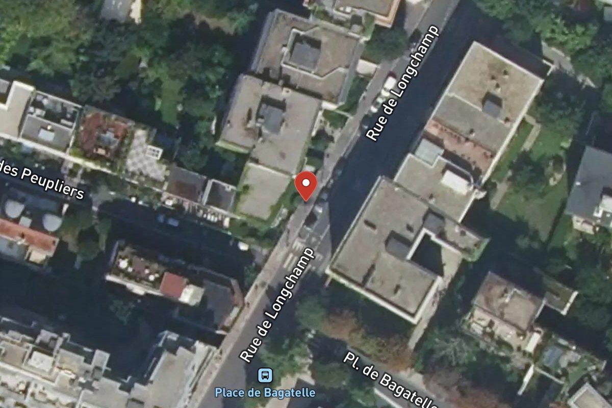 Vue satellite — 94 Rue de Longchamp