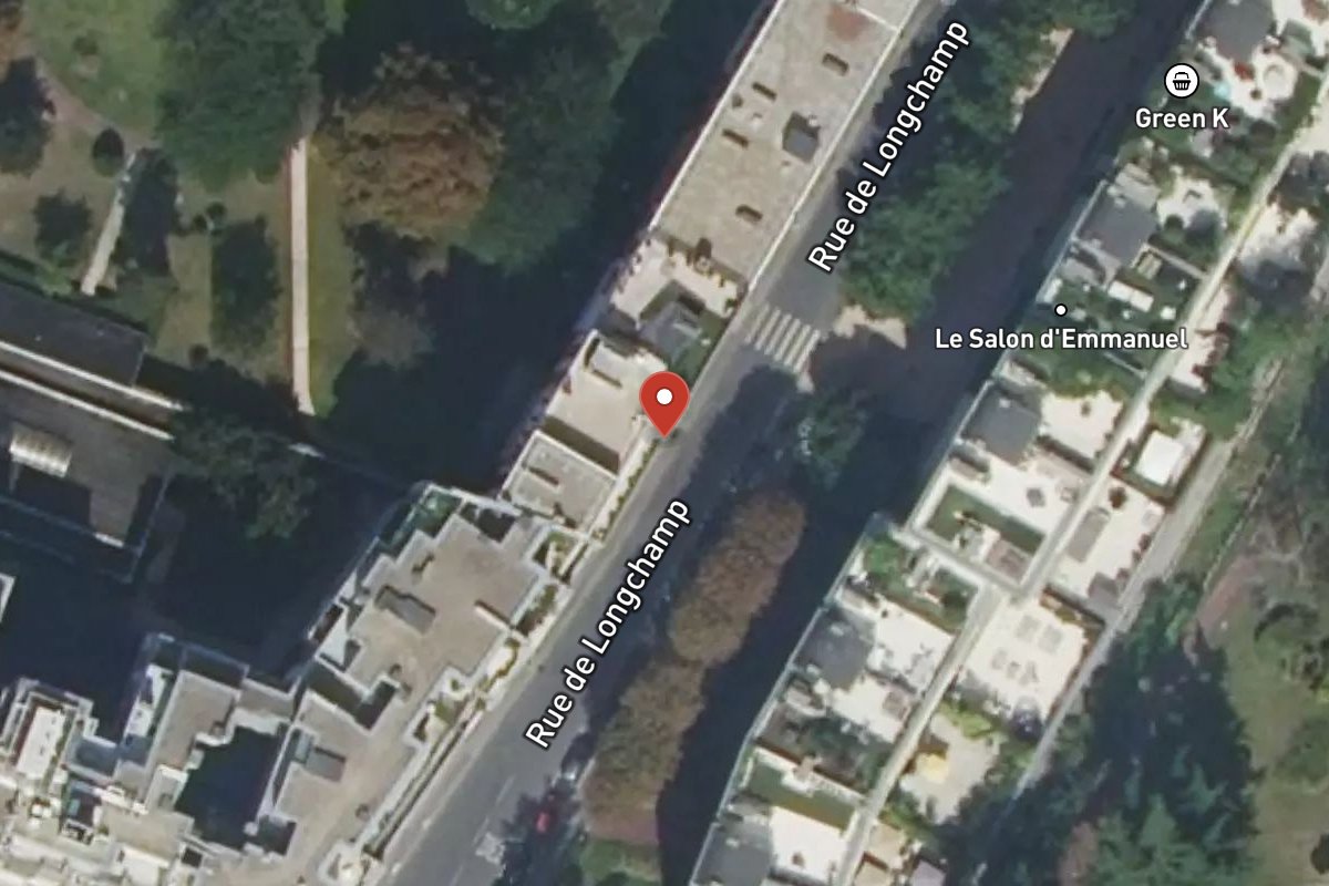 Vue satellite — 96TER Rue de Longchamp
