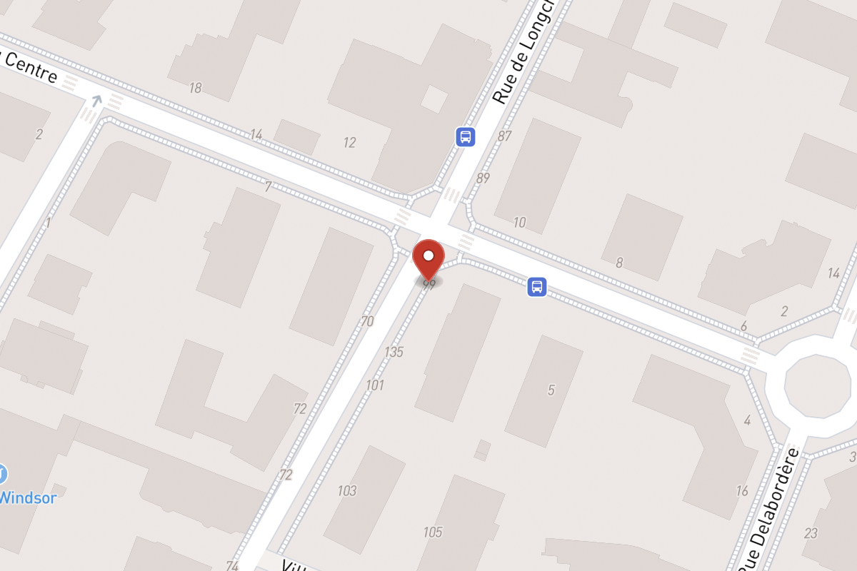Plan de situation — 99 Rue de Longchamp