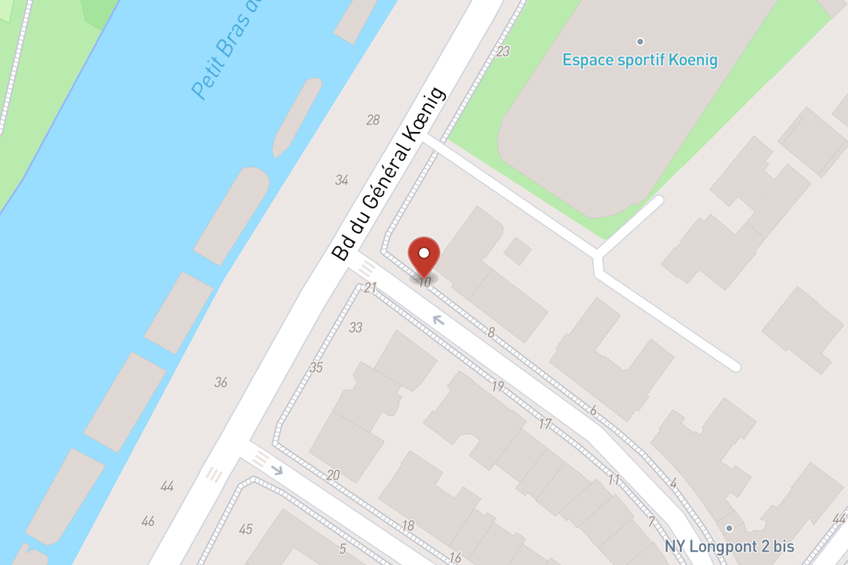 Plan de situation — 10 Rue de Longpont