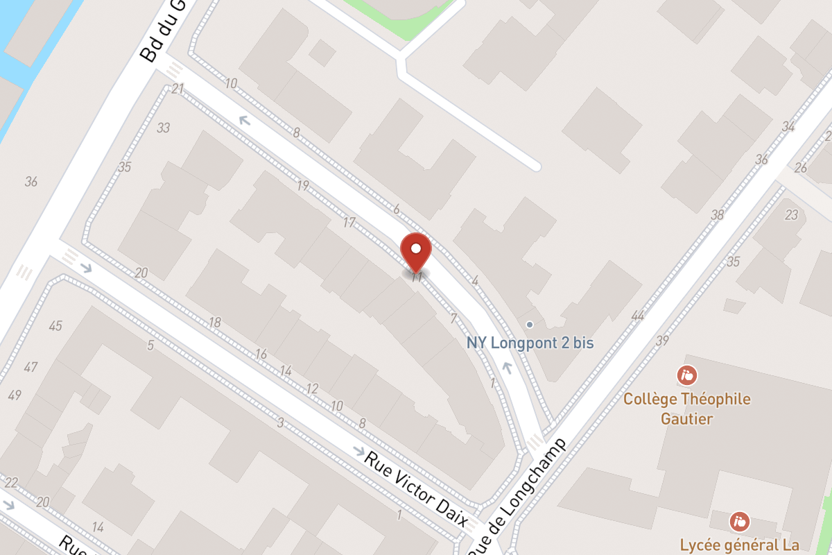 Plan de situation — 11 Rue de Longpont