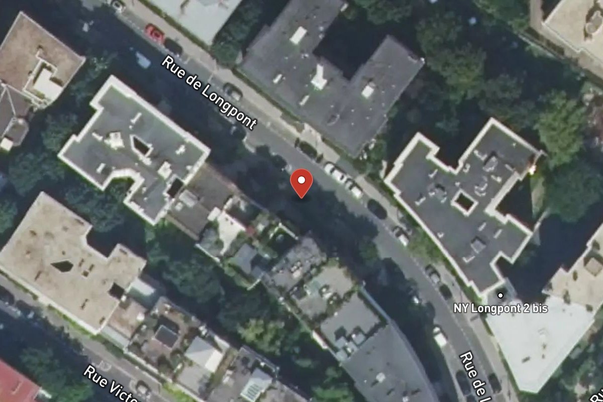 Vue satellite — 13 Rue de Longpont