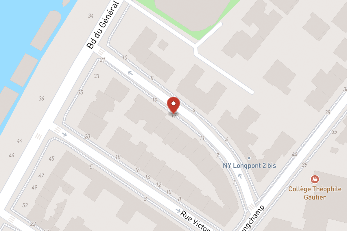 Plan de situation — 17 Rue de Longpont