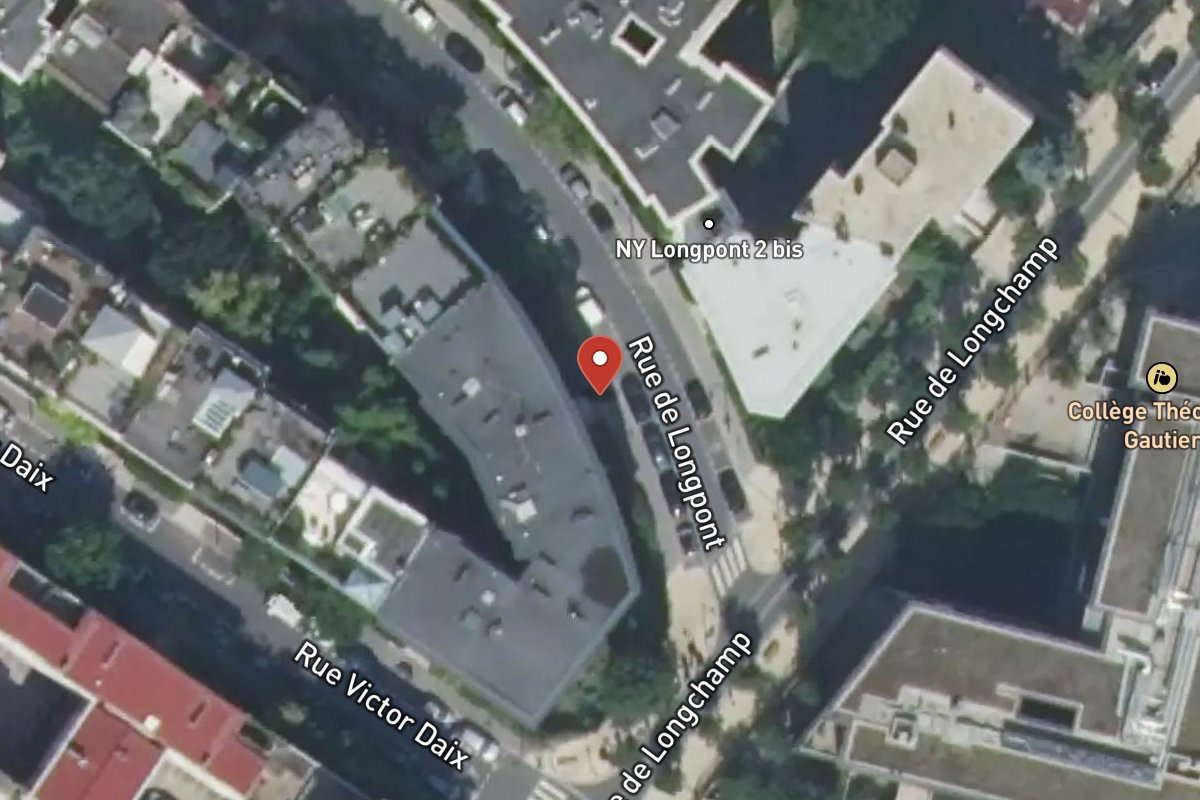 Vue satellite — 1 Rue de Longpont