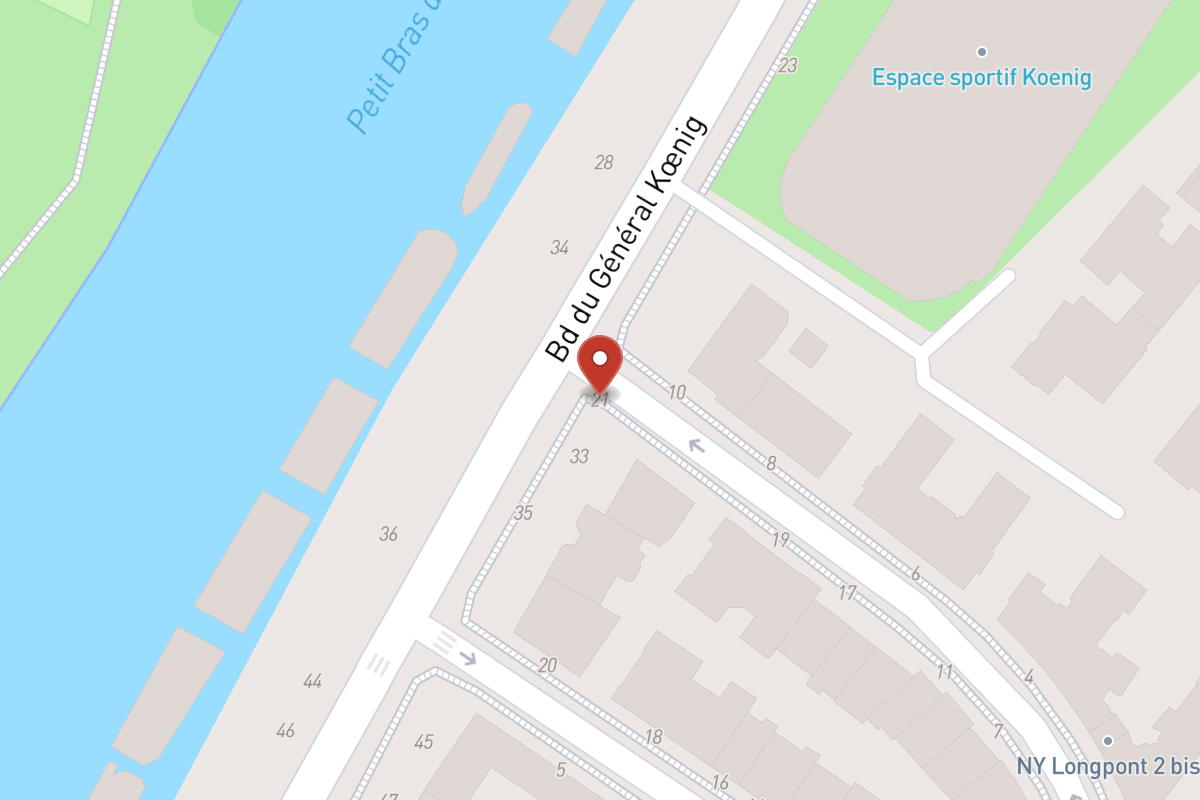Plan de situation — 21 Rue de Longpont