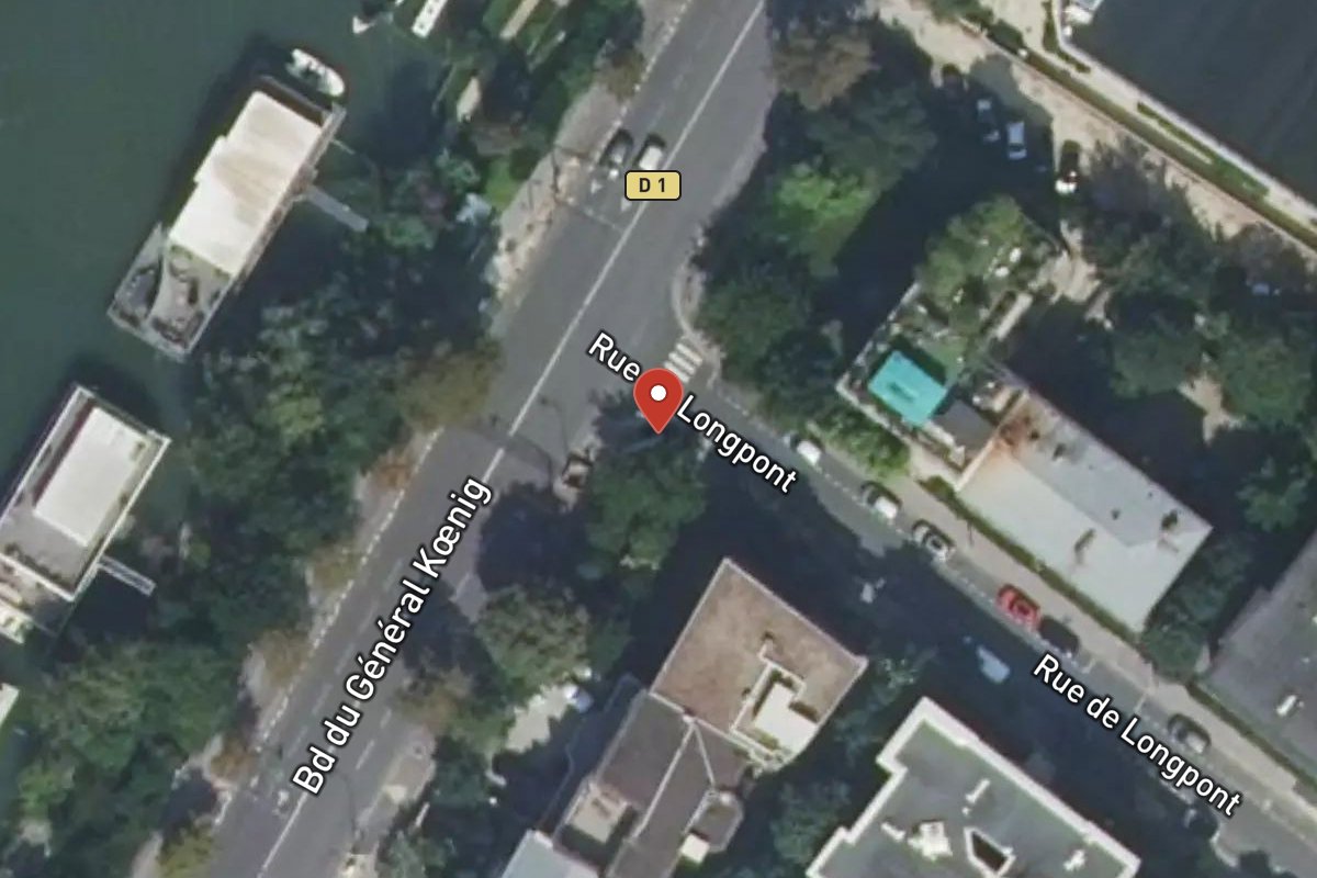 Vue satellite — 21 Rue de Longpont