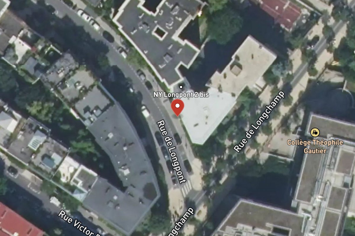 Vue satellite — 2 Rue de Longpont