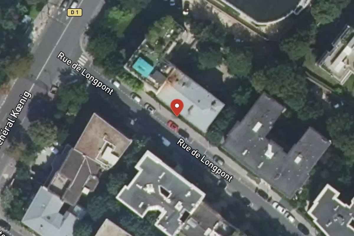 Vue satellite — 8 Rue de Longpont