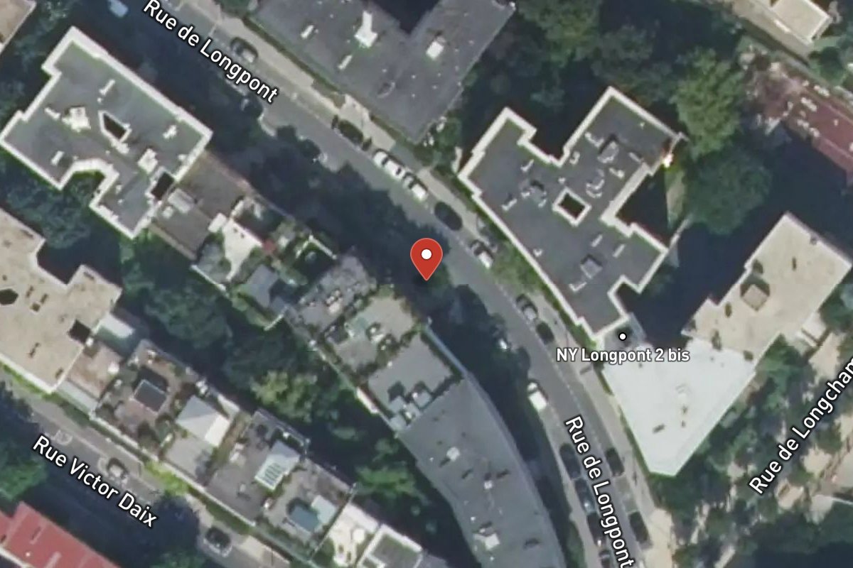 Vue satellite — 9 Rue de Longpont
