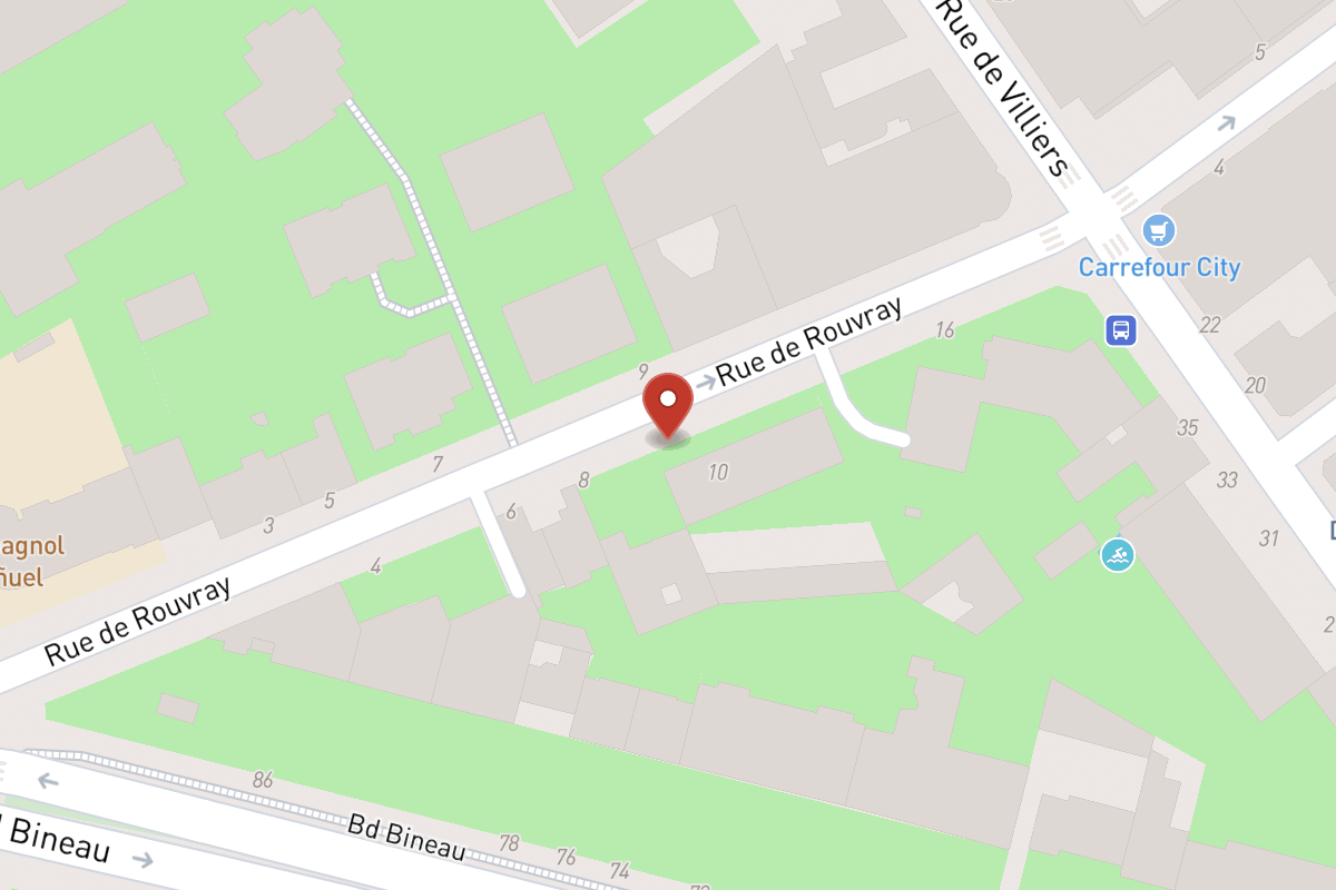 Plan de situation — 10 Rue de Rouvray