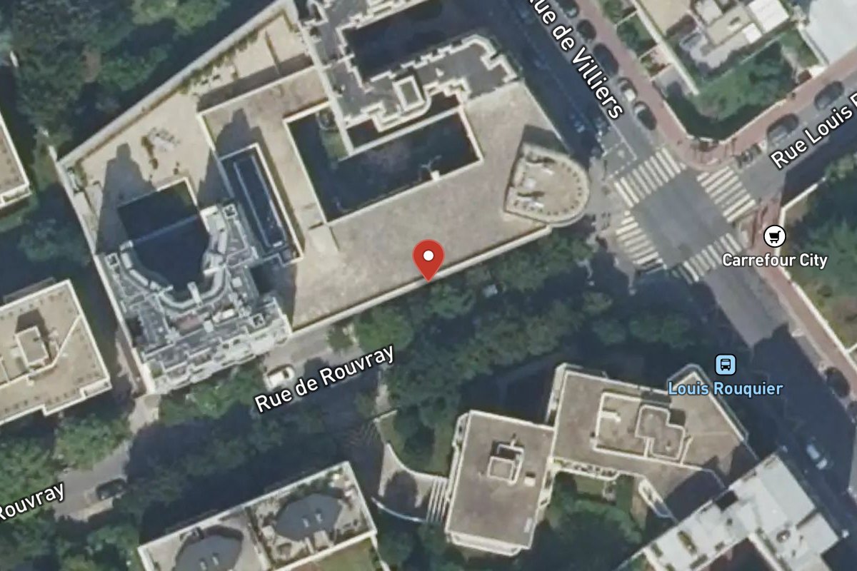 Vue satellite — 11 Rue de Rouvray