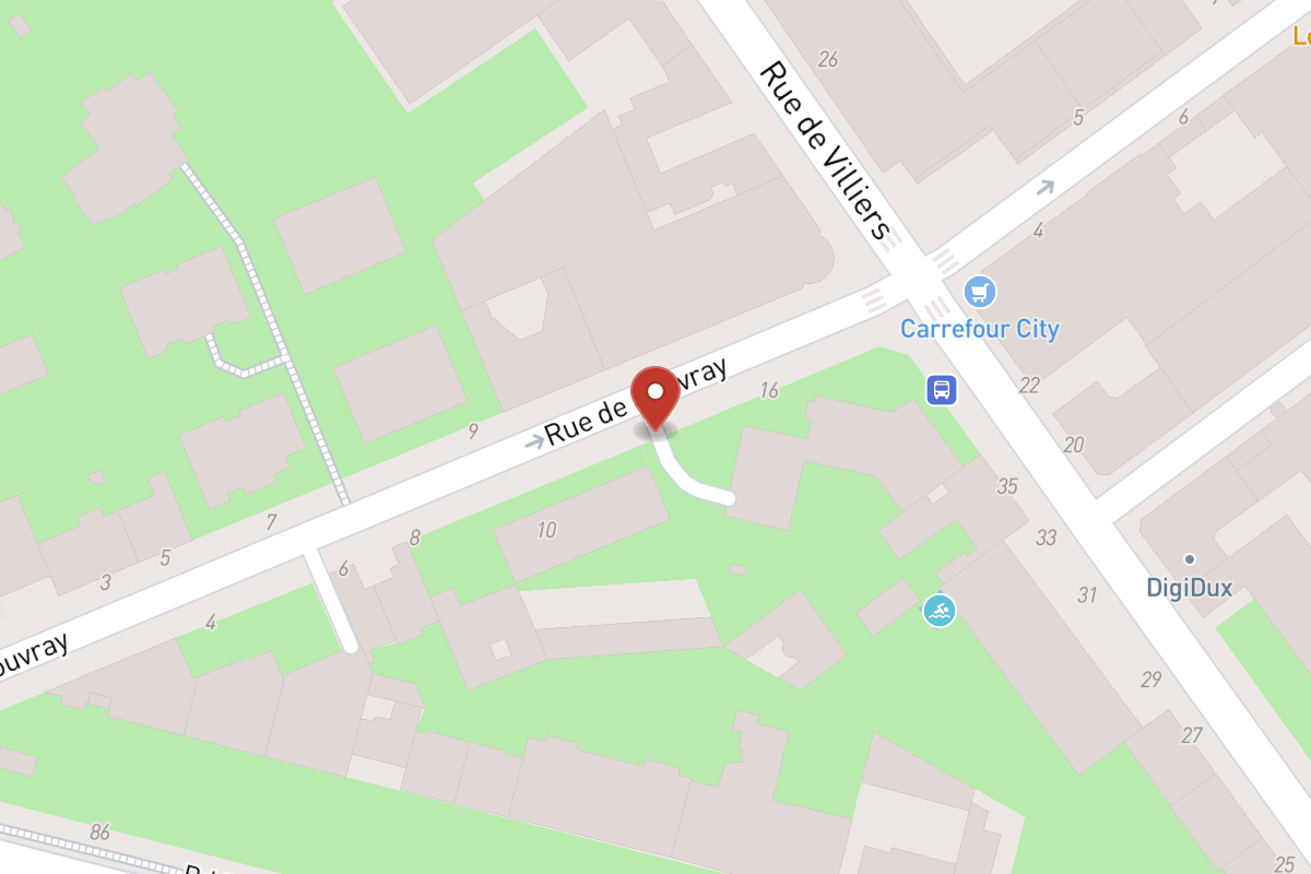 Plan de situation — 12 Rue de Rouvray