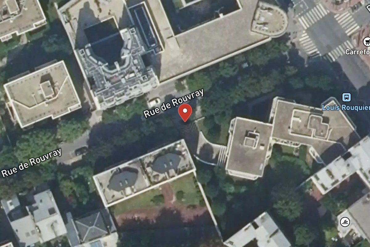 Vue satellite — 12 Rue de Rouvray