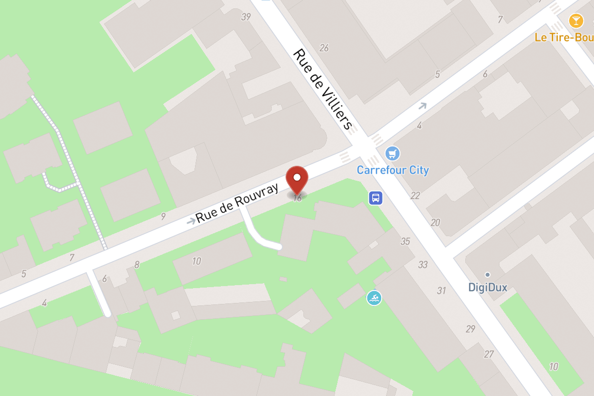 Plan de situation — 16 Rue de Rouvray