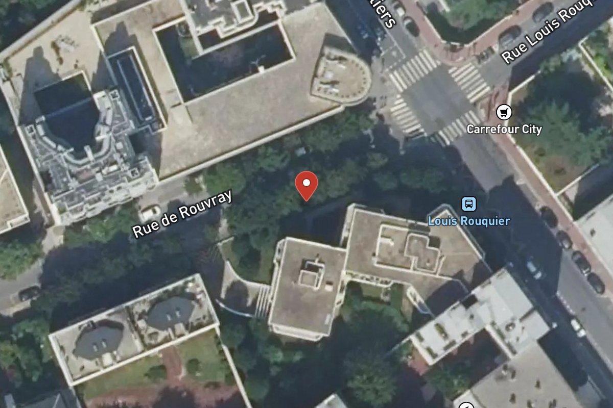 Vue satellite — 16 Rue de Rouvray