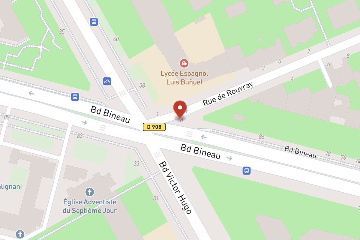 Plan de situation — 18 Rue de Rouvray