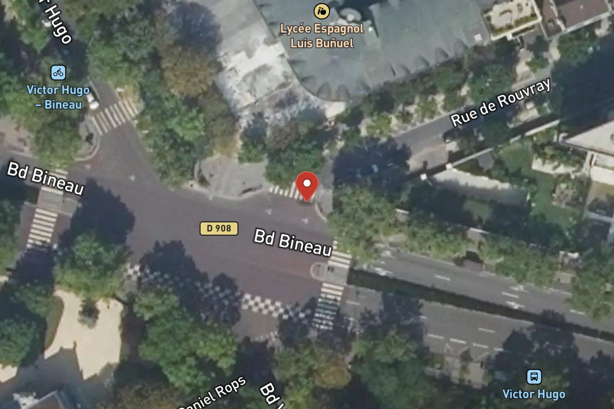 Vue satellite — 18 Rue de Rouvray
