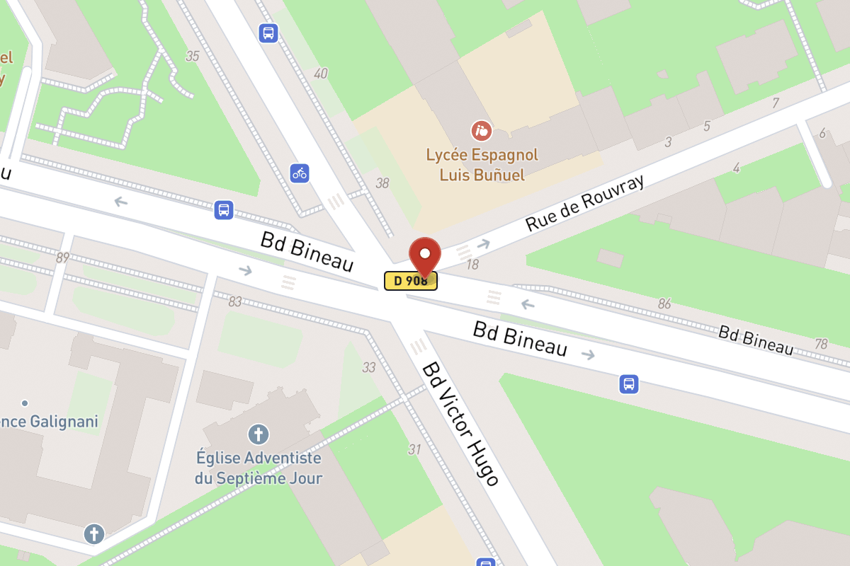 Plan de situation — 2 Rue de Rouvray