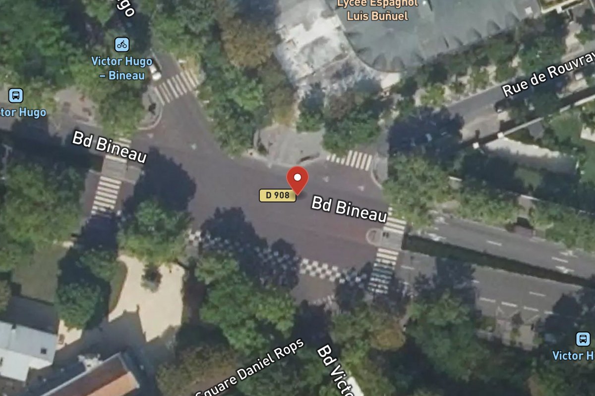 Vue satellite — 2 Rue de Rouvray