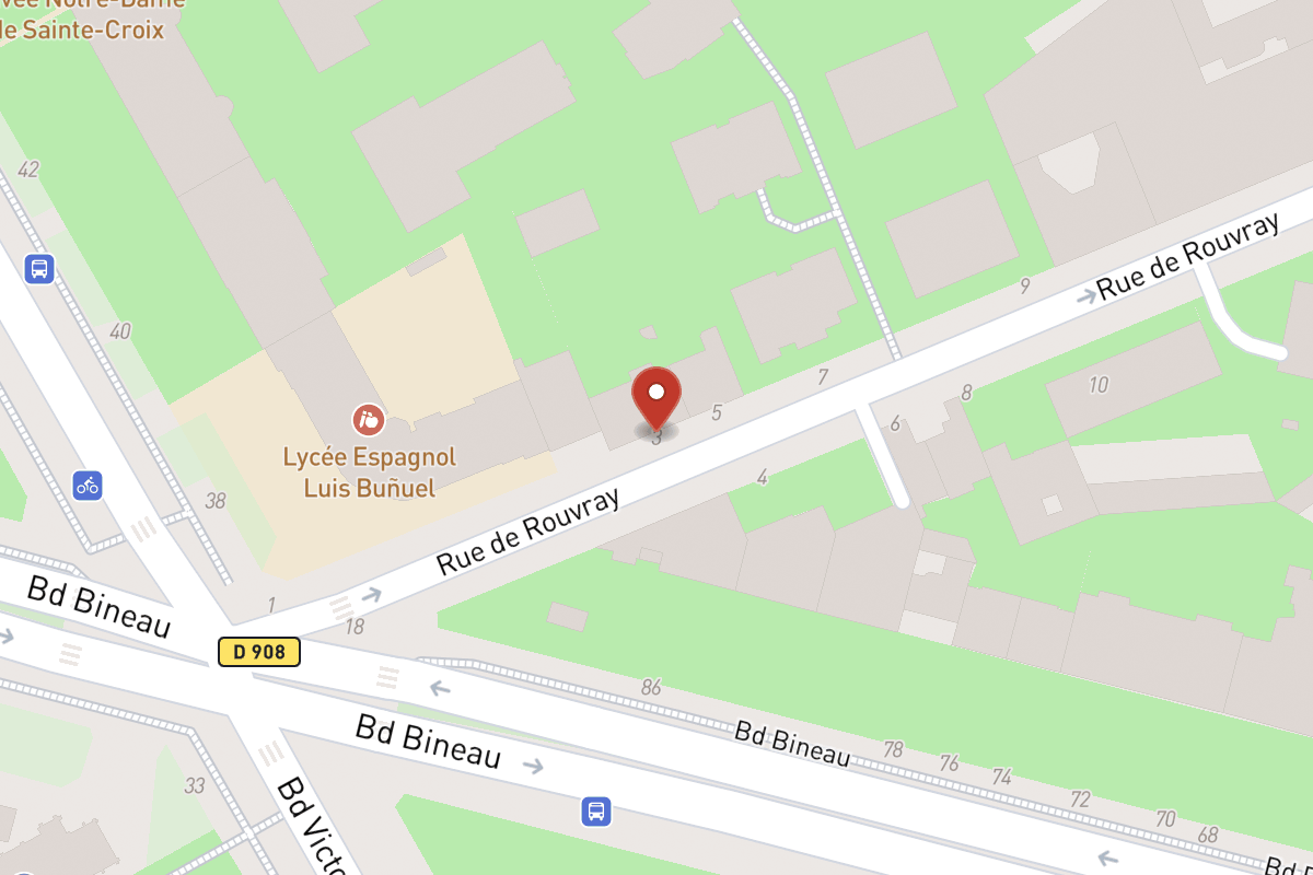 Plan de situation — 3 Rue de Rouvray