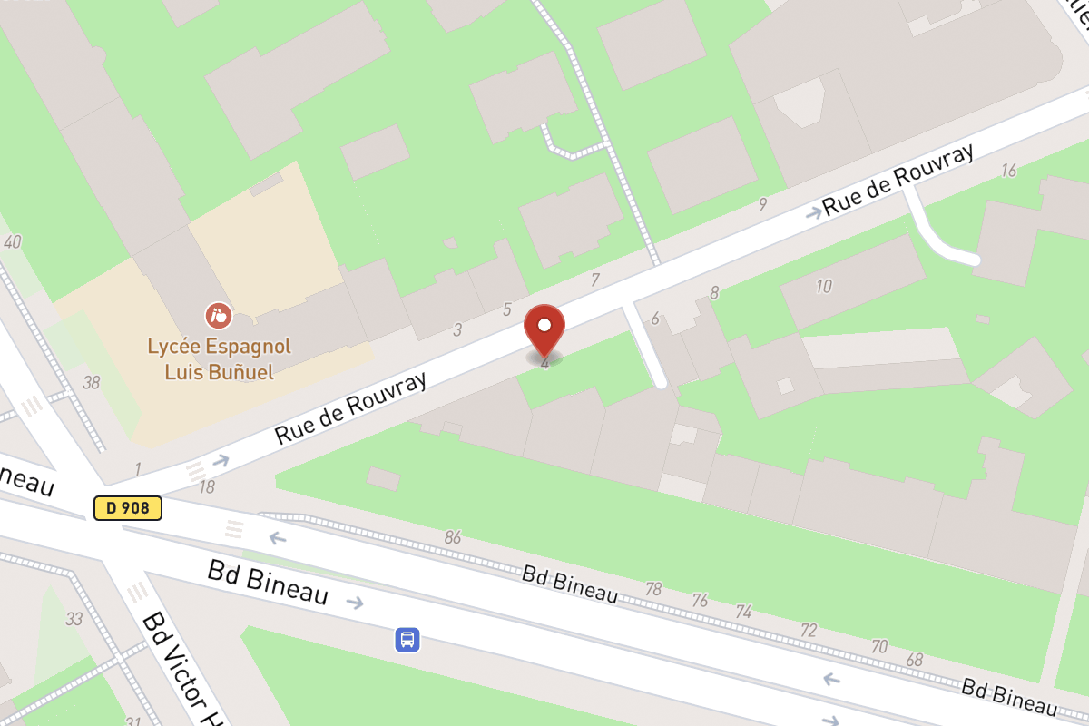 Plan de situation — 4 Rue de Rouvray