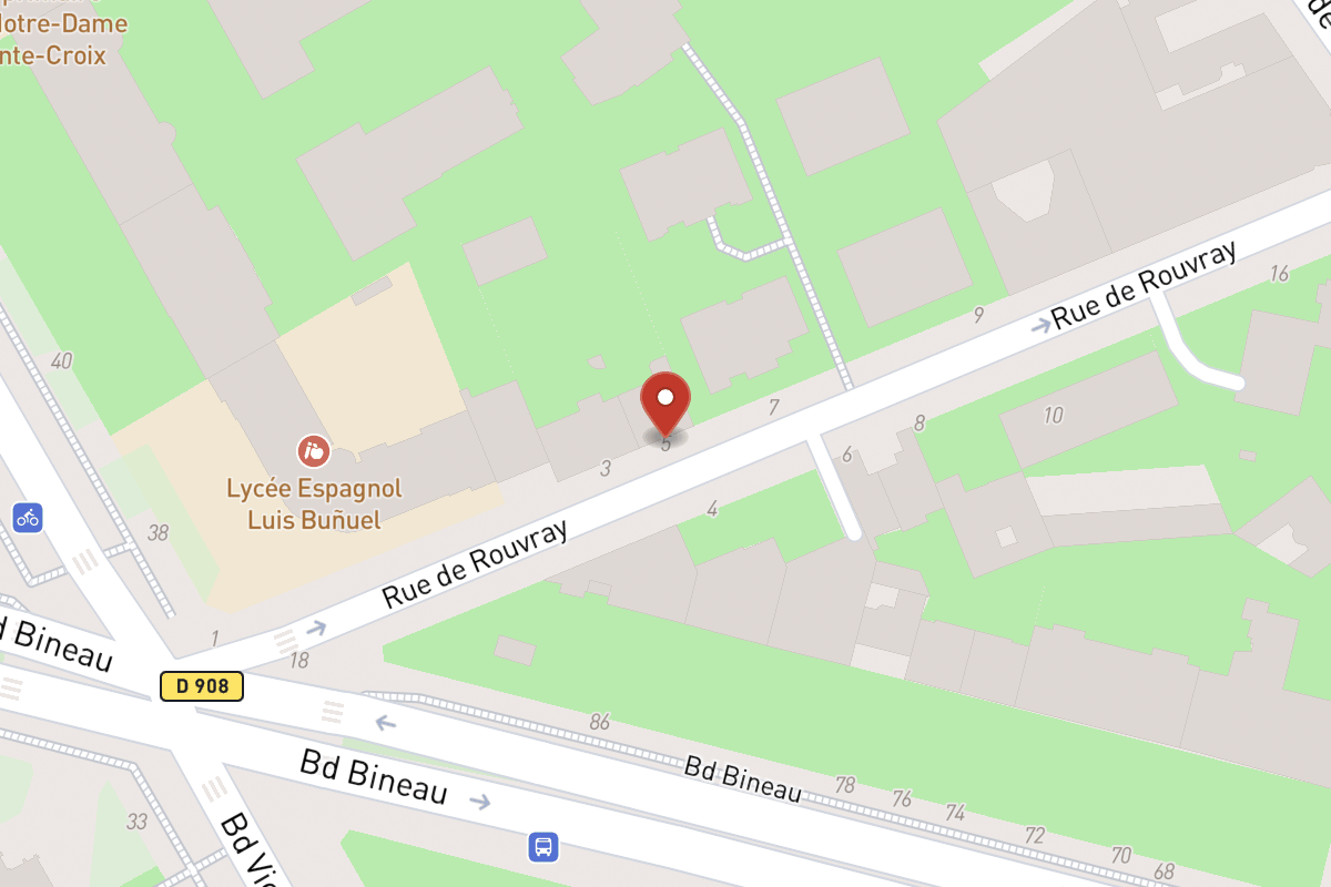 Plan de situation — 5 Rue de Rouvray