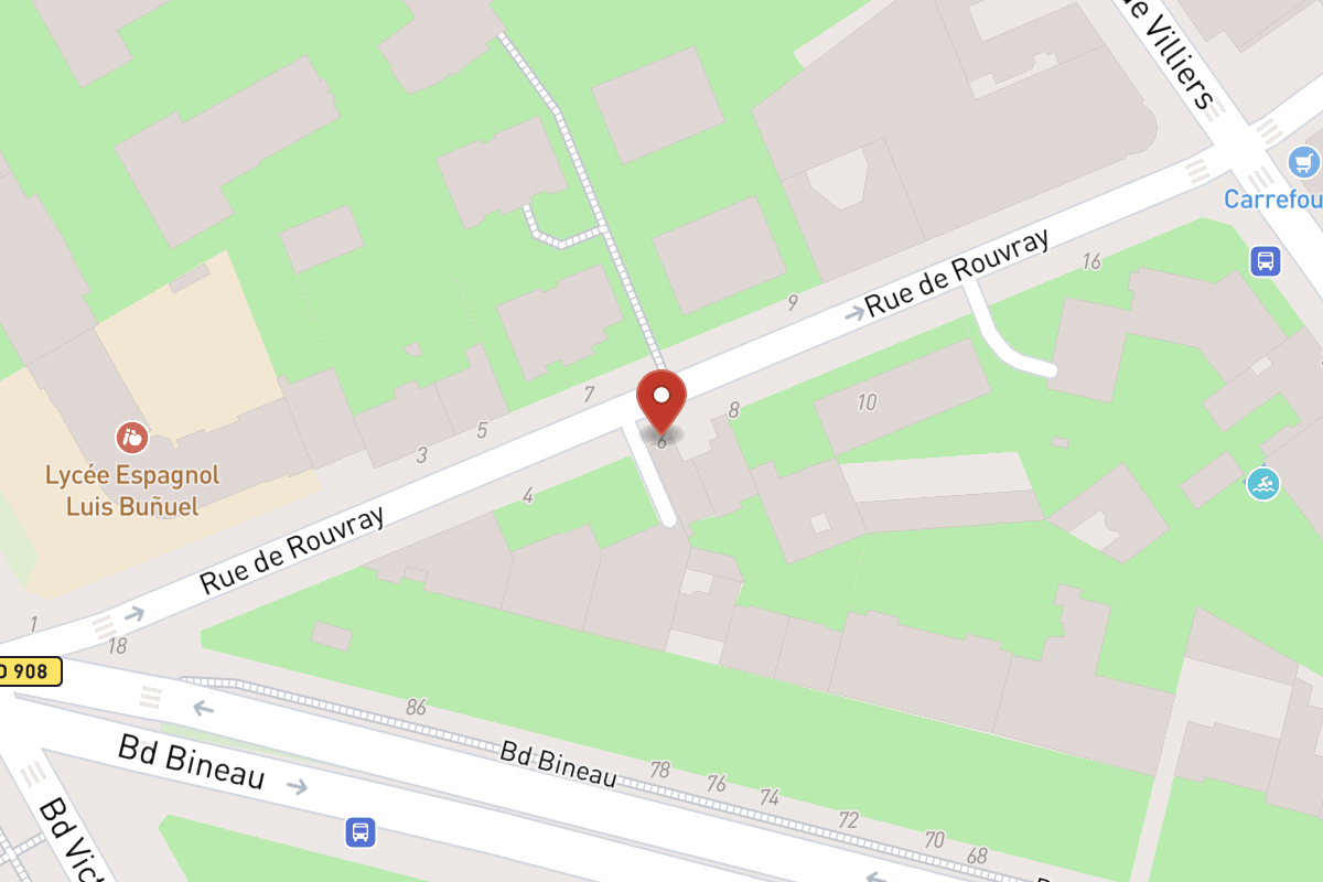 Plan de situation — 6BIS Rue de Rouvray