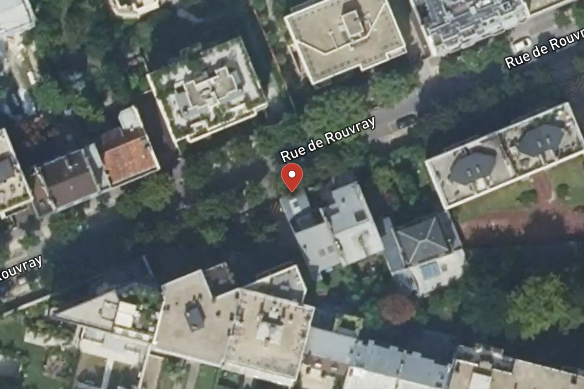 Vue satellite — 6BIS Rue de Rouvray