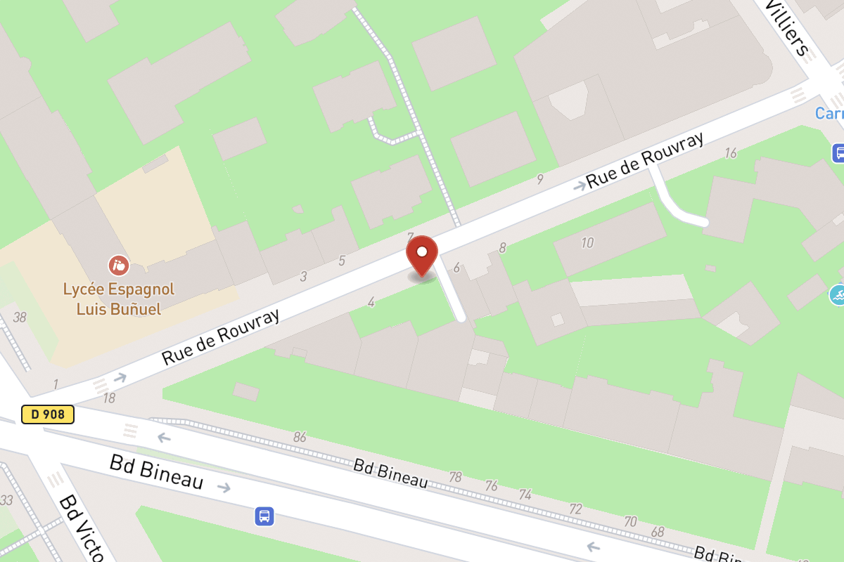 Plan de situation — 6 Rue de Rouvray