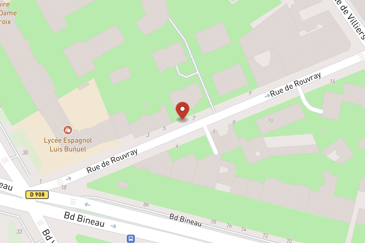 Plan de situation — 7 Rue de Rouvray