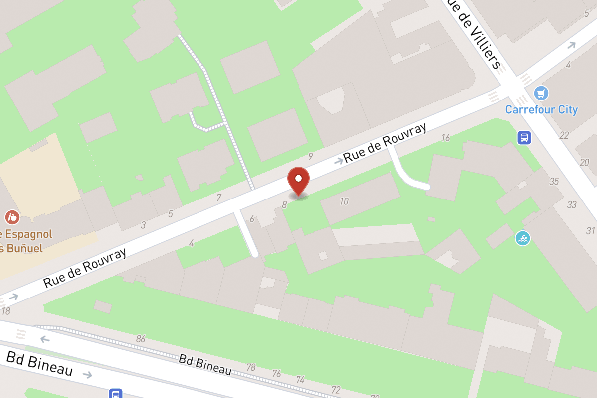 Plan de situation — 8BIS Rue de Rouvray