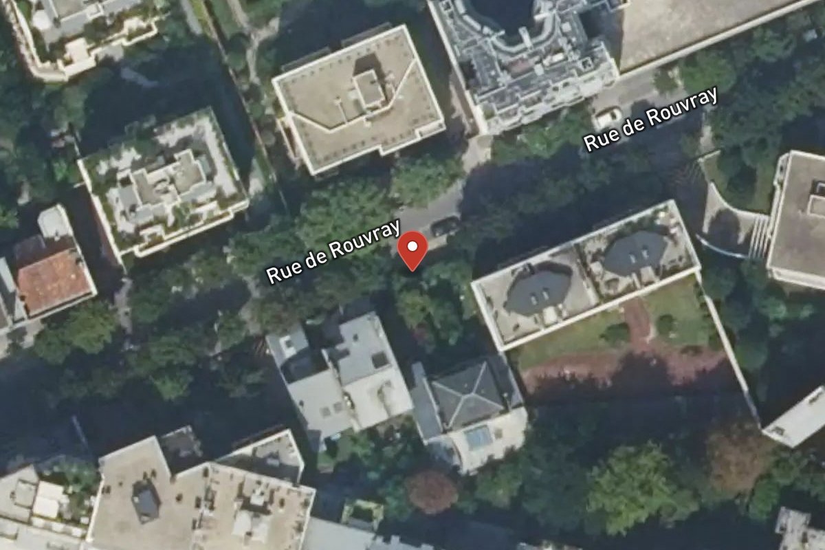 Vue satellite — 8BIS Rue de Rouvray