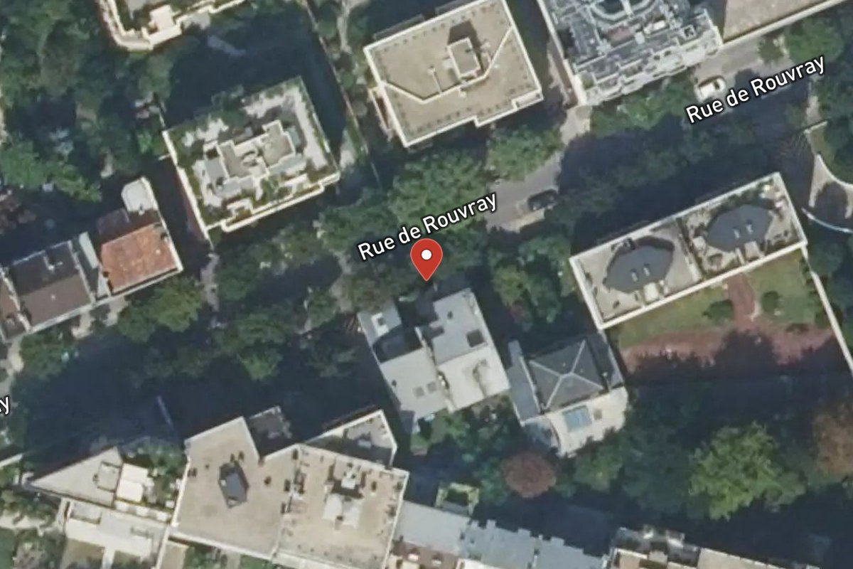 Vue satellite — 8 Rue de Rouvray
